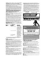 Preview for 4 page of Black & Decker 625233-01 Instruction Manual