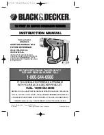 Preview for 1 page of Black & Decker 625779-00 Instruction Manual