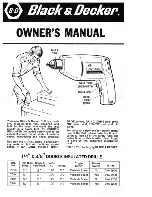 Предварительный просмотр 1 страницы Black & Decker 7024 Owner'S Manual