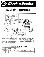 Preview for 1 page of Black & Decker 7204 Owner'S Manual