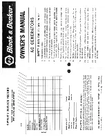 Preview for 1 page of Black & Decker 724297-01 Owner'S Manual