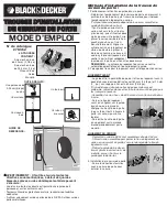 Предварительный просмотр 2 страницы Black & Decker 79-362 Instruction Manual