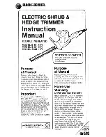 Black & Decker 8115 Instruction Manual preview