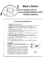 Black & Decker 84-011 Owner'S Manual предпросмотр