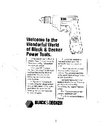 Preview for 2 page of Black & Decker 9013 Instruction Manual