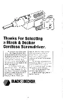 Предварительный просмотр 2 страницы Black & Decker 9018-1 Instruction Manual