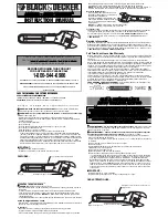 Предварительный просмотр 1 страницы Black & Decker 90500690 Instruction Manual