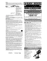 Preview for 4 page of Black & Decker 90500746 Instruction Manual