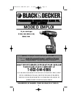 Preview for 14 page of Black & Decker 90504494 Instruction Manual