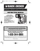 Preview for 1 page of Black & Decker 90514937 Instruction Manual
