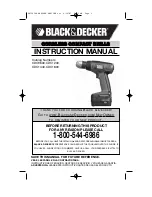 Black & Decker 90516580 Instruction Manual preview