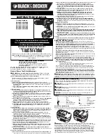 Предварительный просмотр 1 страницы Black & Decker 90533178 Instruction Manual