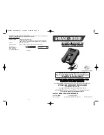 Black & Decker 90546623 Instruction Manual preview