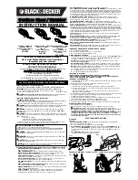 Preview for 1 page of Black & Decker 90556152 Instruction Manual