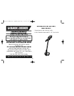 Preview for 22 page of Black & Decker 90556352 Instruction Manual