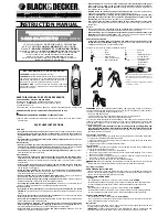 Black & Decker 9072 Instruction Manual preview