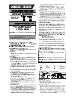 Black & Decker 9089 Instruction Manual preview