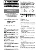 Black & Decker 9089KB Instruction Manual preview