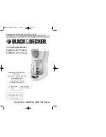 Black & Decker ABD100 Series Use And Care Book Manual preview