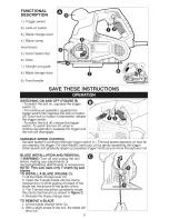 Preview for 5 page of Black & Decker ACCU-TRAK SAW SCS600 Instruction Manual