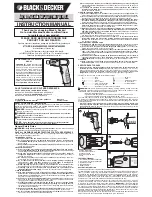 Black & Decker AD600 Instruction Manual preview