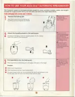 Preview for 6 page of Black & Decker All-In-One B1500 Operating Instructions & Cook Book