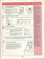 Preview for 7 page of Black & Decker All-In-One B1500 Operating Instructions & Cook Book