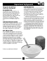 Preview for 3 page of Black & Decker ALL-IN-ONE B1561 Operating Instructions & Cook Book