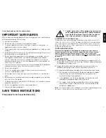 Preview for 2 page of Black & Decker All-in-One B6000C Use And Care Book Manual