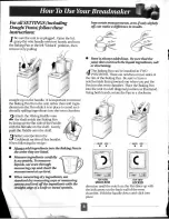 Preview for 8 page of Black & Decker All-In-One Deluxe Operating Instructions & Cook Book