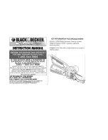 Preview for 1 page of Black & Decker Alligator LP1000 Instruction Manual