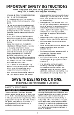 Preview for 3 page of Black & Decker Anti-Brillo D3502 Use And Care Manual