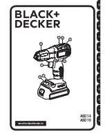 Black & Decker ASD14 Manual preview