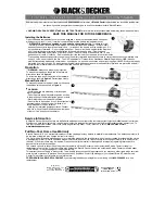 Black & Decker Autotape ATM100 Type 3 Instruction Manual preview