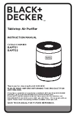 Black & Decker BAPT01 Instruction Manual preview