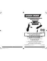 Предварительный просмотр 1 страницы Black & Decker BC2WBD Instruction Manual