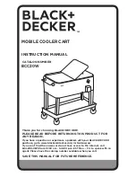 Black & Decker BCC20W Instruction Manual And Users Manual preview