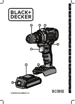 Black & Decker BCD002 Original Instructions Manual preview