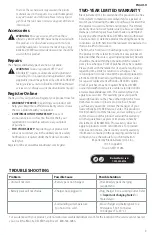 Preview for 11 page of Black & Decker BCD703 Instruction Manual