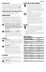 Preview for 11 page of Black & Decker BCD704 Instruction Manual