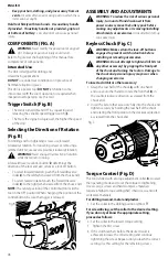 Preview for 28 page of Black & Decker BCD704 Instruction Manual