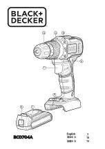 Preview for 1 page of Black & Decker BCD704A Manual