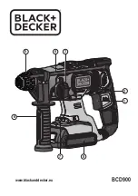 Black & Decker BCD900 Manual preview