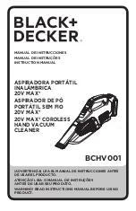 Black & Decker BCHV001 Service Manual предпросмотр