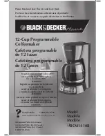 Preview for 1 page of Black & Decker BCM1410 Use And Care Book Manual