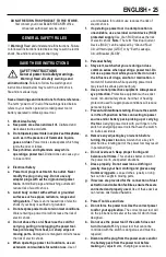 Предварительный просмотр 25 страницы Black & Decker BCS601 Instruction Manual