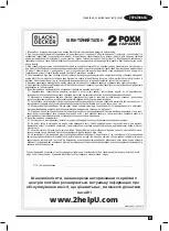 Предварительный просмотр 27 страницы Black & Decker BCSTA536 Original Instructions Manual