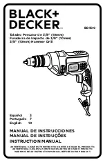 Black & Decker BD500 Instruction Manual preview