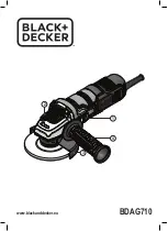 Black & Decker BDAG710 Original Instructions Manual preview