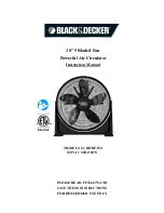 Preview for 1 page of Black & Decker BDBF-520 Instruction Manual